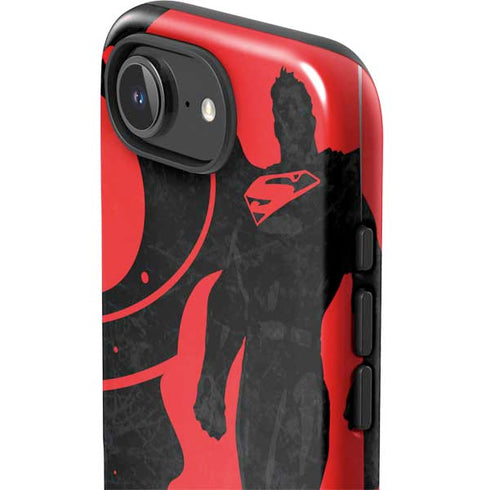 DC Comics Superman Silhouette Flying iPhone 16e Impact Case