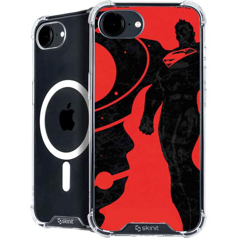DC Comics Superman Silhouette Flying iPhone 16e MagSafe Case