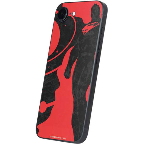 DC Comics Superman Silhouette Flying iPhone 16e Skin