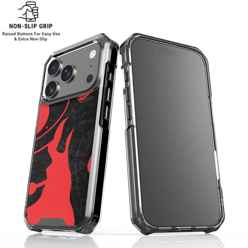DC Comics Superman Silhouette Flying iPhone 18 Pro Clear Case