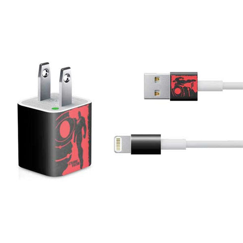 DC Comics Superman Silhouette Flying iPhone Charger (5W USB) Skin