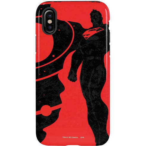 DC Comics Superman Silhouette Flying iPhone X Pro Case