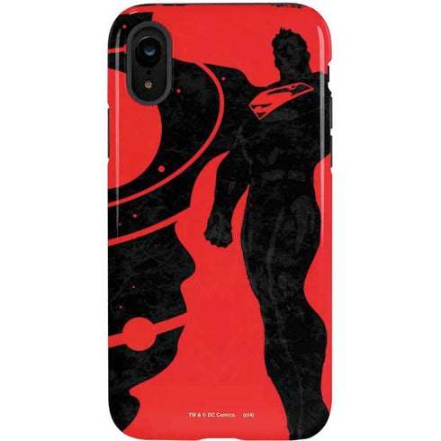 DC Comics Superman Silhouette Flying iPhone XR Pro Case