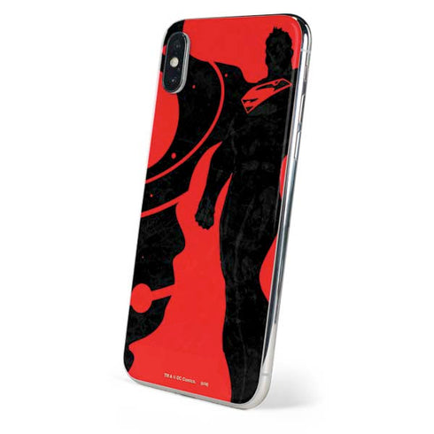 DC Comics Superman Silhouette Flying iPhone XS Skin