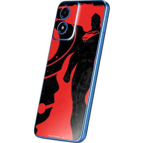 DC Comics Superman Silhouette Flying Moto G Play 4G (2024) Skin