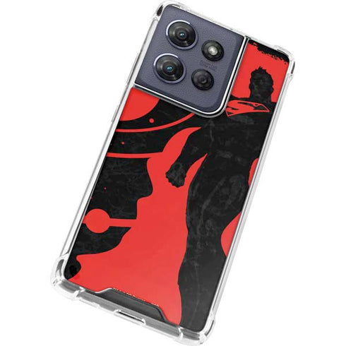 DC Comics Superman Silhouette Flying Moto G Power 5G (2025) Clear Case
