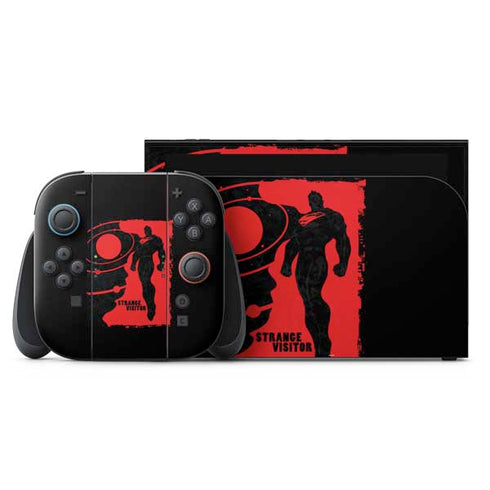 DC Comics Superman Silhouette Flying Nintendo Switch 2 (2025) with Joy-Con Skin