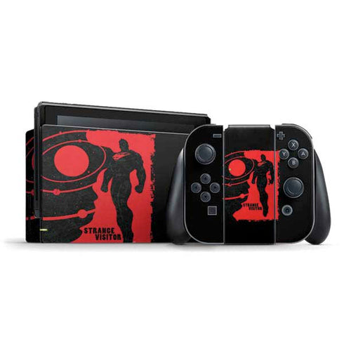DC Comics Superman Silhouette Flying Nintendo Switch Bundle Skin