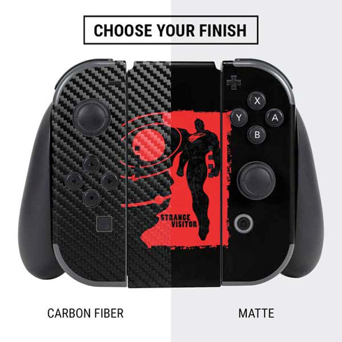 DC Comics Superman Silhouette Flying Nintendo Switch Bundle Skin