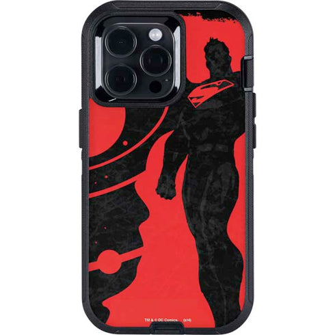 DC Comics Superman Silhouette Flying Otterbox Defender iPhone Skin
