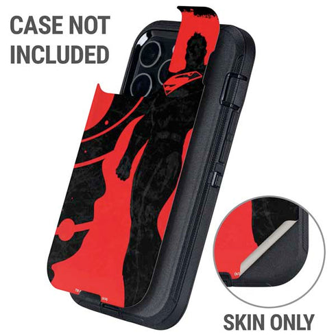 DC Comics Superman Silhouette Flying Otterbox Defender iPhone Skin