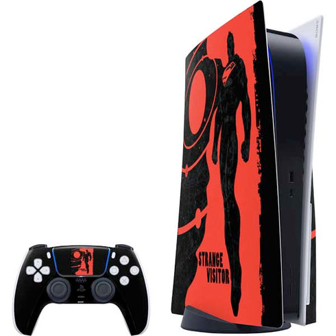 DC Comics Superman Silhouette Flying PlayStation PS5 Skins