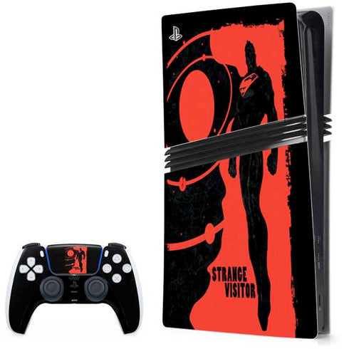 DC Comics Superman Silhouette Flying PS5 Pro Bundle Skin