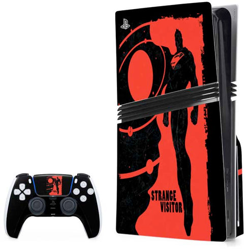 DC Comics Superman Silhouette Flying PS5 Pro Disk Bundle Skin