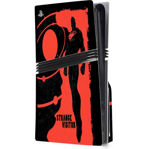 DC Comics Superman Silhouette Flying PS5 Pro Disk Console Skin