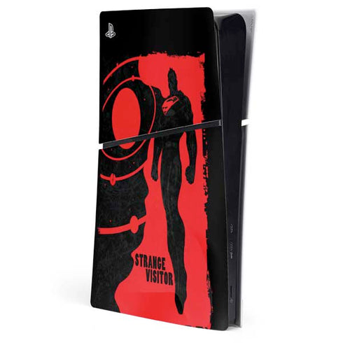 DC Comics Superman Silhouette Flying PS5 Slim Digital Edition Console Skin