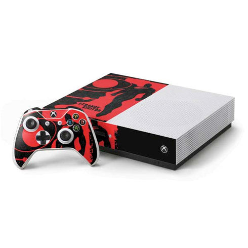 DC Comics Superman Silhouette Flying Xbox One S Console and Controller Bundle Skin