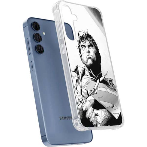 DC Comics Superman Unchained #1 SD Comic Con Variant Cover New 52 Art by Jim Lee Galaxy A35 5G Clear Case