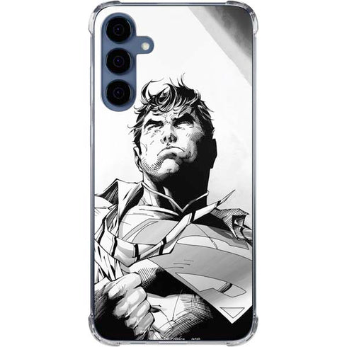DC Comics Superman Unchained #1 SD Comic Con Variant Cover New 52 Art by Jim Lee Galaxy A55 5G Clear Case
