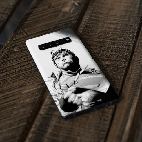 DC Comics Superman Unchained #1 SD Comic Con Variant Cover New 52 Art by Jim Lee Galaxy S10 Skin