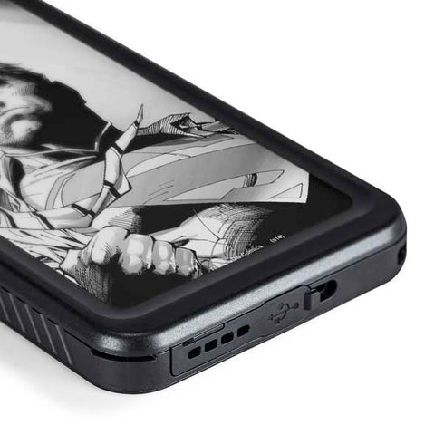 DC Comics Superman Unchained #1 SD Comic Con Variant Cover New 52 Art by Jim Lee Galaxy S24 Plus Waterproof Case