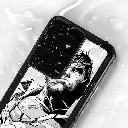 DC Comics Superman Unchained #1 SD Comic Con Variant Cover New 52 Art by Jim Lee Galaxy S24 Ultra Waterproof Case