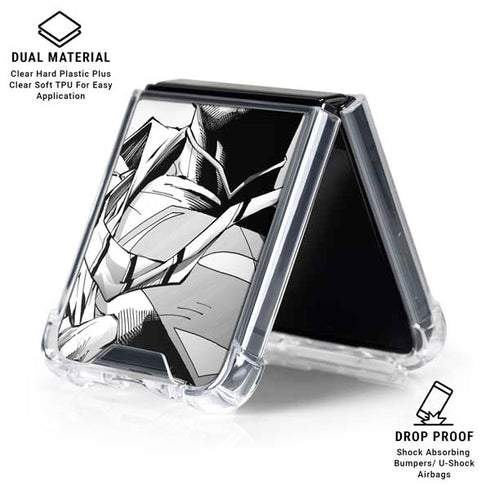 DC Comics Superman Unchained #1 SD Comic Con Variant Cover New 52 Art by Jim Lee Galaxy Z Flip6 Clear Case