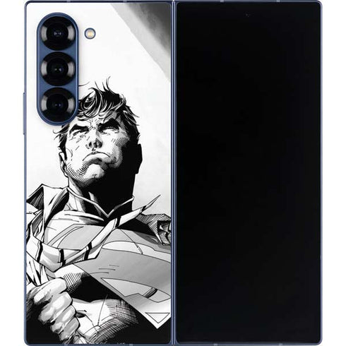DC Comics Superman Unchained #1 SD Comic Con Variant Cover New 52 Art by Jim Lee Galaxy Z Fold6 Skin