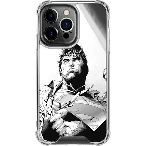 DC Comics Superman Unchained #1 SD Comic Con Variant Cover New 52 Art by Jim Lee iPhone 16 Pro Clear Case