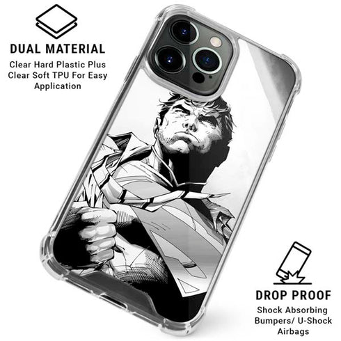 DC Comics Superman Unchained #1 SD Comic Con Variant Cover New 52 Art by Jim Lee iPhone 16 Pro Clear Case