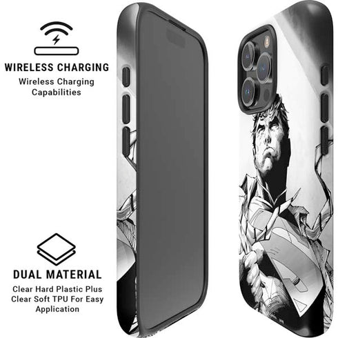 DC Comics Superman Unchained #1 SD Comic Con Variant Cover New 52 Art by Jim Lee iPhone 16 Pro Max Magsafe Impact Case