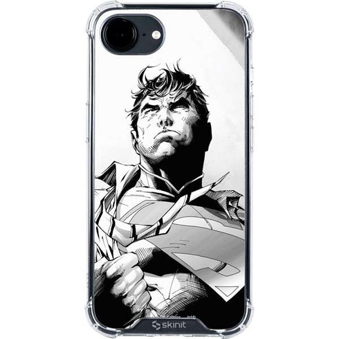DC Comics Superman Unchained #1 SD Comic Con Variant Cover New 52 Art by Jim Lee iPhone 16e Clear Case