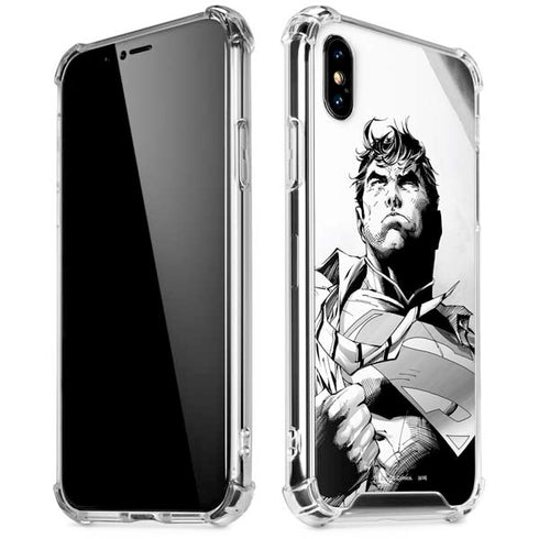 DC Comics Superman Unchained #1 SD Comic Con Variant Cover New 52 Art by Jim Lee iPhone X/XS Clear Case