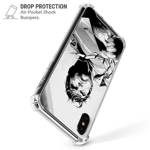 DC Comics Superman Unchained #1 SD Comic Con Variant Cover New 52 Art by Jim Lee iPhone X/XS Clear Case