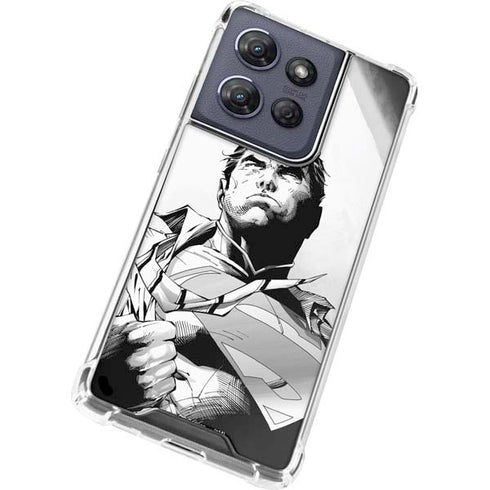 DC Comics Superman Unchained #1 SD Comic Con Variant Cover New 52 Art by Jim Lee Moto G Power 5G (2025) Clear Case