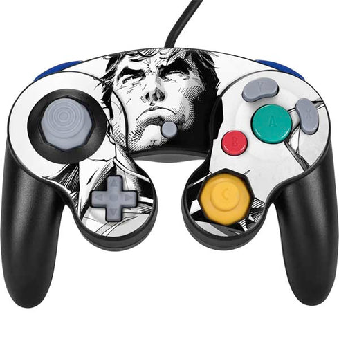 DC Comics Superman Unchained #1 SD Comic Con Variant Cover New 52 Art by Jim Lee Nintendo GameCube Controller Skin