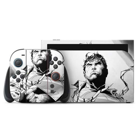 DC Comics Superman Unchained #1 SD Comic Con Variant Cover New 52 Art by Jim Lee Nintendo Switch 2 (2025) with Joy-Con Skin