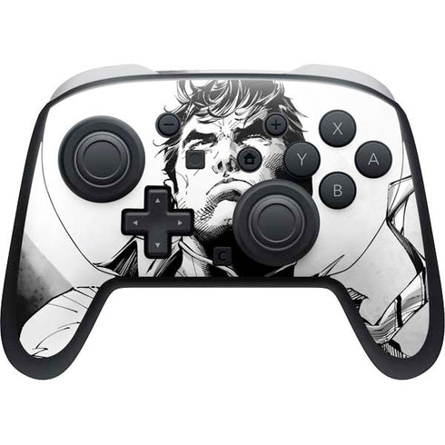 DC Comics Superman Unchained #1 SD Comic Con Variant Cover New 52 Art by Jim Lee Nintendo Switch 2 (2025) Pro Controller Skin