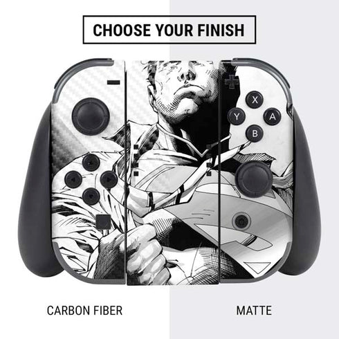 DC Comics Superman Unchained #1 SD Comic Con Variant Cover New 52 Art by Jim Lee Nintendo Switch Bundle Skin