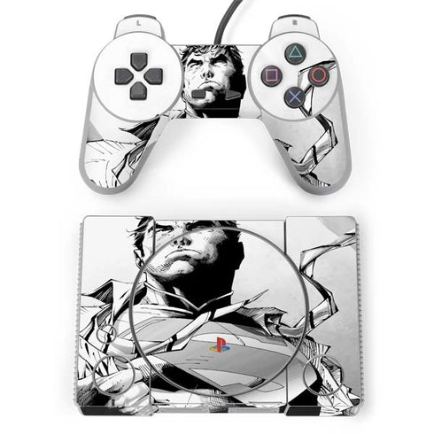 DC Comics Superman Unchained #1 SD Comic Con Variant Cover New 52 Art by Jim Lee PlayStation Classic Bundle Skin