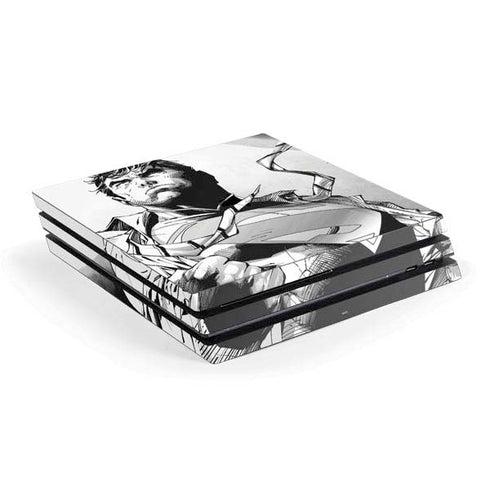 DC Comics Superman Unchained #1 SD Comic Con Variant Cover New 52 Art by Jim Lee PS4 Pro Console Skin