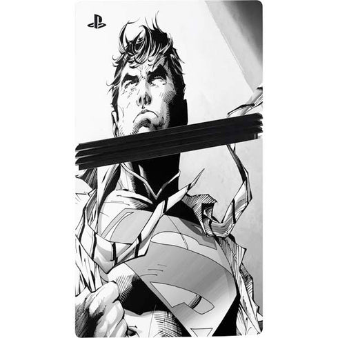 DC Comics Superman Unchained #1 SD Comic Con Variant Cover New 52 Art by Jim Lee PS5 Pro Console Skin