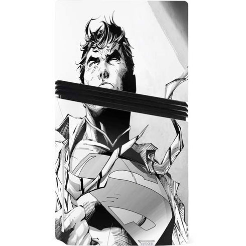 DC Comics Superman Unchained #1 SD Comic Con Variant Cover New 52 Art by Jim Lee PS5 Pro Disk Bundle Skin