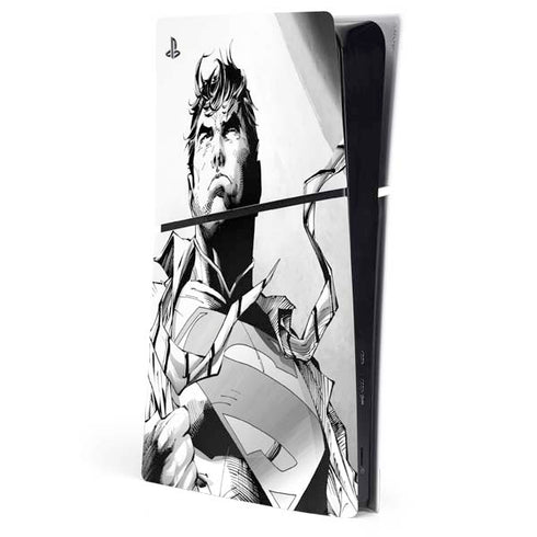 DC Comics Superman Unchained #1 SD Comic Con Variant Cover New 52 Art by Jim Lee PS5 Slim Digital Edition Console Skin