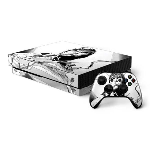 DC Comics Superman Unchained #1 SD Comic Con Variant Cover New 52 Art by Jim Lee Xbox One X Bundle Skin