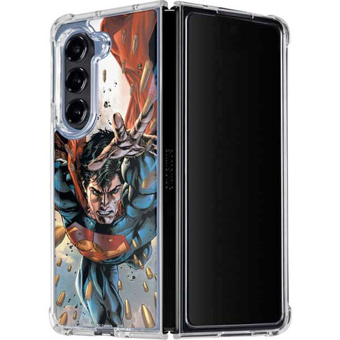 DC Comics Superman Adventures of Superman #3 Art by Stephen Segovia Galaxy Z Fold5 5G Clear Case