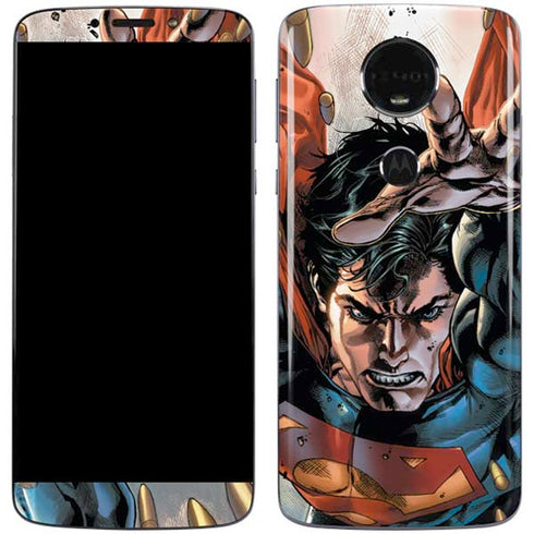 DC Comics Superman Adventures of Superman #3 Art by Stephen Segovia Moto E5 Plus Skin