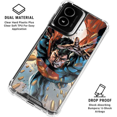 DC Comics Superman Adventures of Superman #3 Art by Stephen Segovia Moto G Power 5G (2024) Clear Case