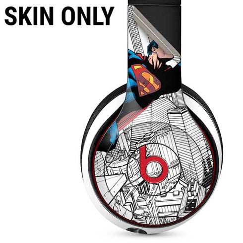 DC Comics Superman Super Speed Flying Over City Beats Solo 3 Wireless Skin