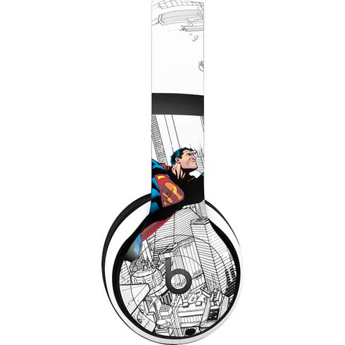 DC Comics Superman Super Speed Flying Over City Beats Studio Pro Wireless Headphones Skin